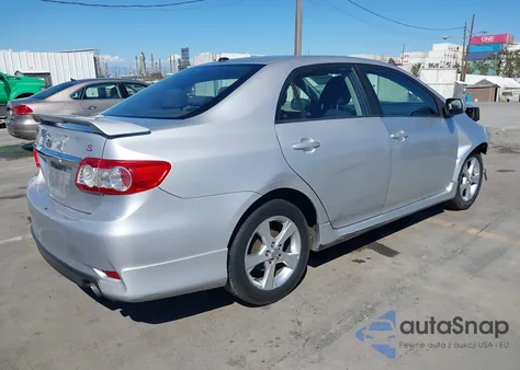 2011 Toyota Corolla S from USA, damaged, VIN 2T1BU4EE7BC651434
